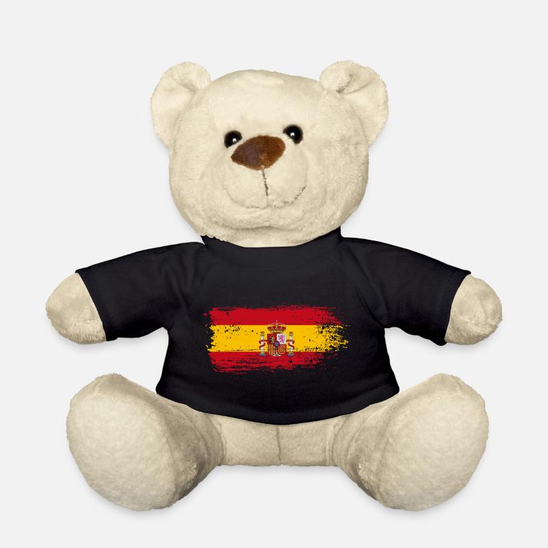 Wappen der spanischen Flagge Splash - Teddy - Schwarz