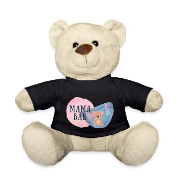 Mama Bär - Teddy - Schwarz - Vorne