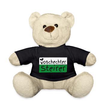 Woschechter Steirer, Steiermark, Mundart, Dialekt - Teddy - Schwarz - Vorne