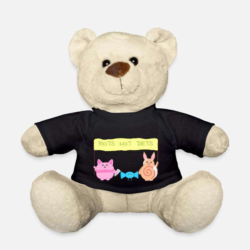 Riots Not Diets - Teddy - Schwarz