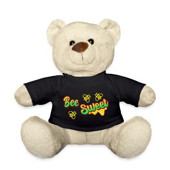 Biene süß - Teddy - Schwarz - Vorne