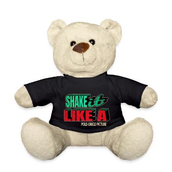 happy cool idée cadeau informatique barbes présent - Nounours - noir - Devant