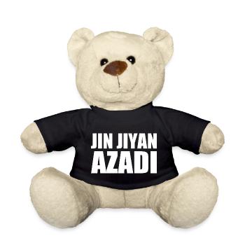 Women life freedom jin jiyan azadi - Nounours - noir - Devant