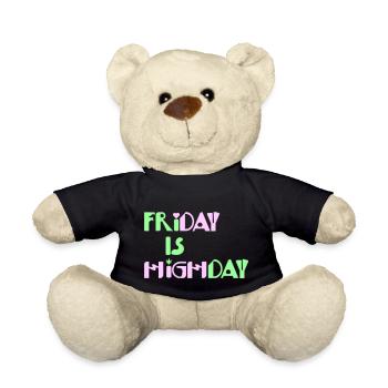 Friday is Highday - Teddy - Schwarz - Vorne