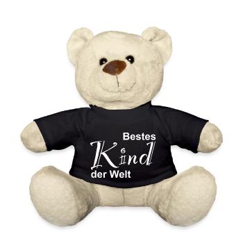Bestes Kind der Welt Design - Teddy - Schwarz - Vorne