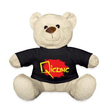 Qigong Splash - Teddy Bear - black - Front