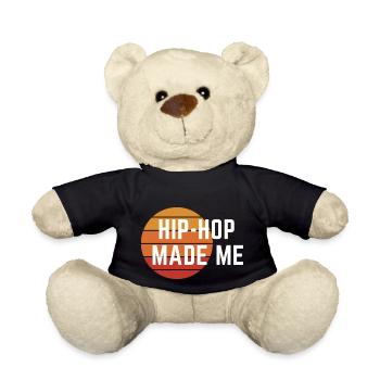 HIP-HOP Made Me - Nounours - noir - Devant