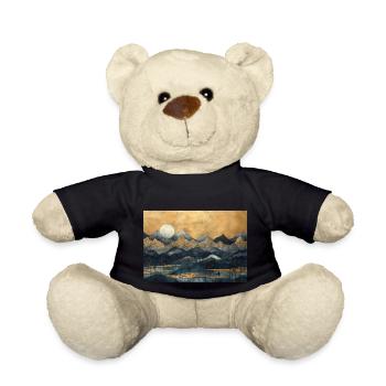 Dante landscape - Teddy Bear - black - Front