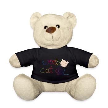 Faute de frappe pour tous les amoureux des chats pour le Cat Day - Nounours - noir - Devant