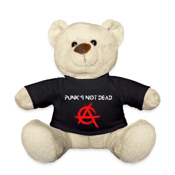 Punk's not dead - Teddy Bear - black - Front