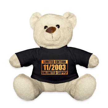 20. Geburtstag Limited Edition - ꝏ Supply 11/2003 - Teddy - Schwarz - Vorne