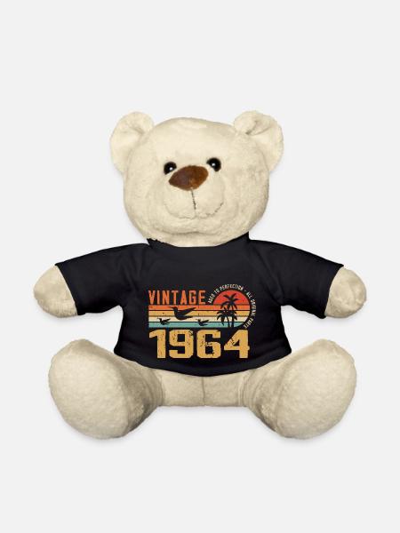 Jahrgang 1964 Jubiläumsgeschenk - Jahrgang 1964 - Teddy - Schwarz
