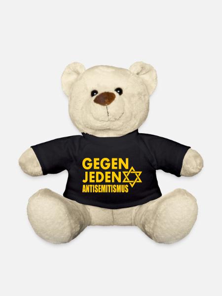 Gegen jeden antisemitismus - Teddy - Schwarz