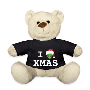I Love XMAS | XMAS - Teddy Bear - black - Front