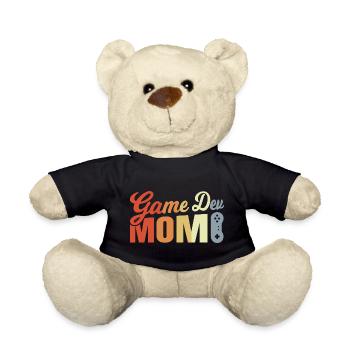 Game Developer Mom - Teddy Bear - black - Front
