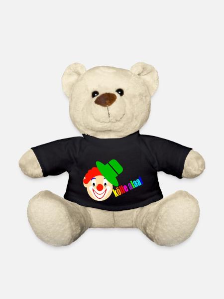 Clown says kölle alaaf - Teddy Bear - black