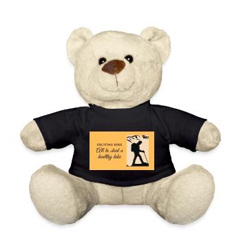 Hiking and its benefits - Teddy Bear - black - Front