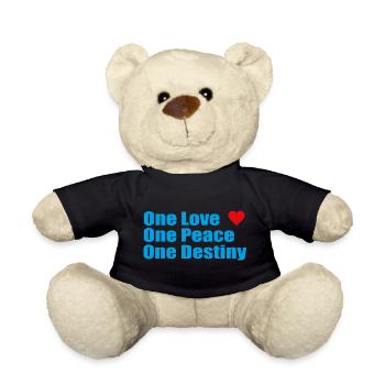 One Love One Peace One Destiny - Teddy - Schwarz - Vorne