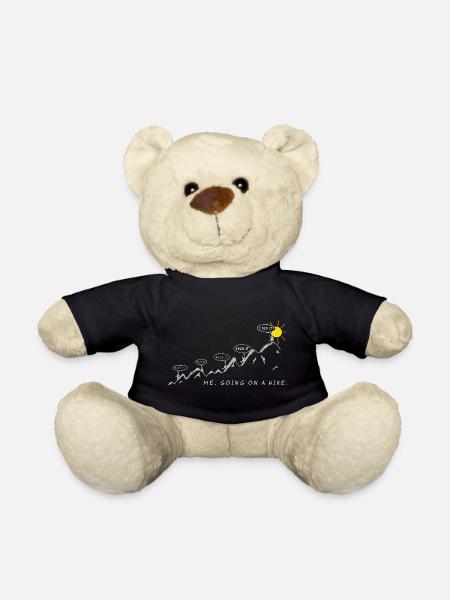 me going on a hike wandersprüche berg sport spruch - Teddy - Schwarz