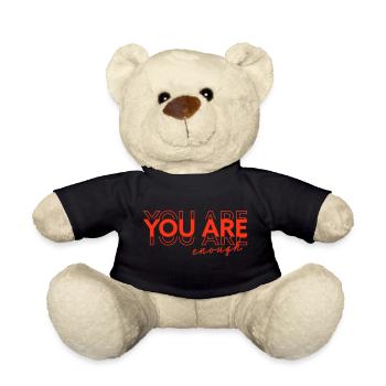 You are enough - Teddy Bear - black - Front