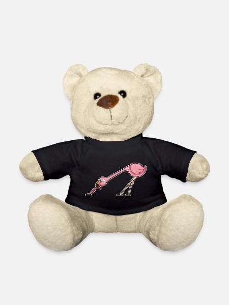 Flamingo Wurm - Teddy - Schwarz