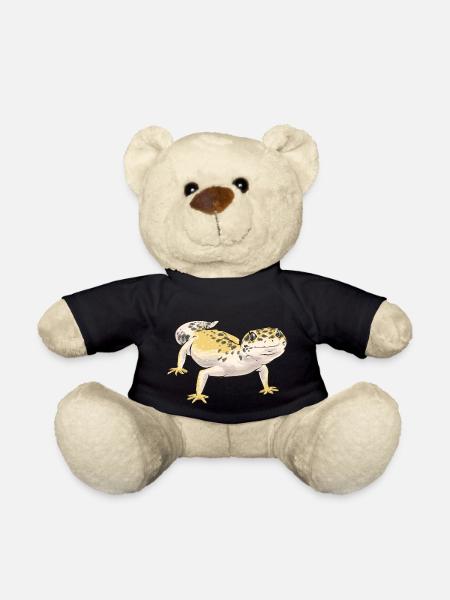 Leopardgecko Reptil Haustier Gecko - Teddy - Schwarz
