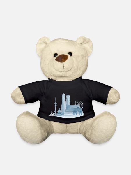 Das Geschenk für Münchner und München Liebhaber - Teddy - Schwarz
