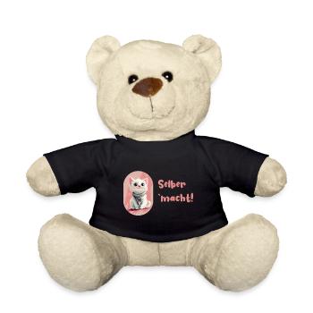Le chat fier « le fait soi-même » - Nounours - noir - Devant