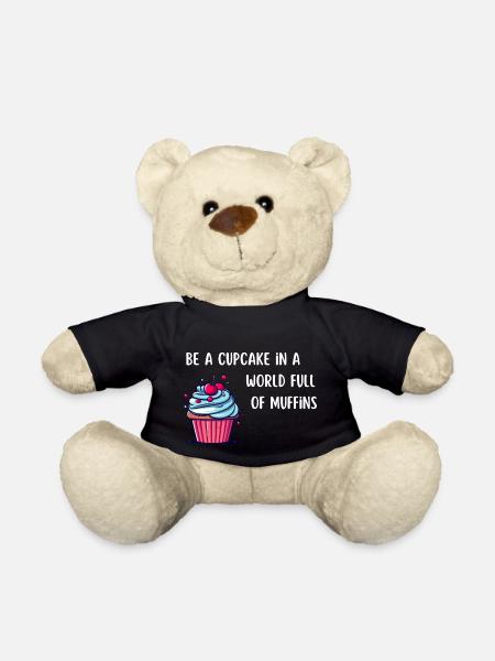 Be a Cupcake - Teddy Bear - black