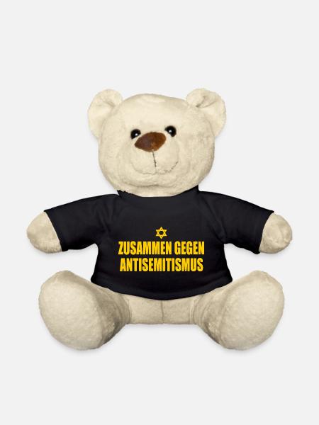 gegen jeden antisemitismus - Teddy - Schwarz