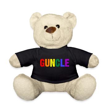 Oncle - Nounours - noir - Devant
