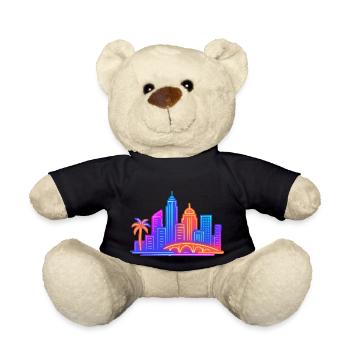 skyline city stadt - Teddy - Schwarz - Vorne