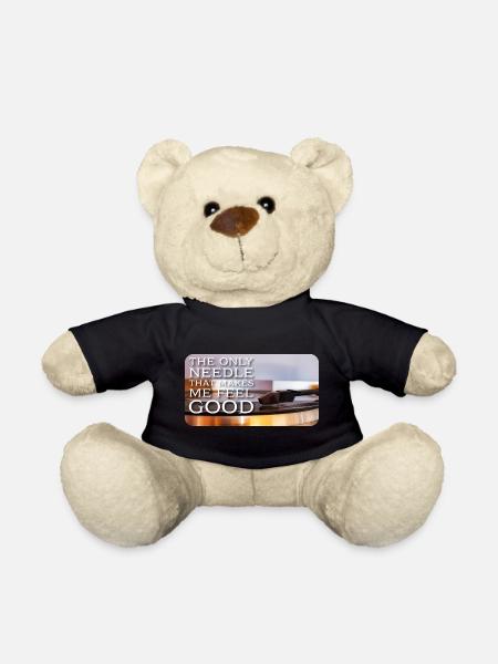 The only needle that makes me feel good - Teddy Bear - black