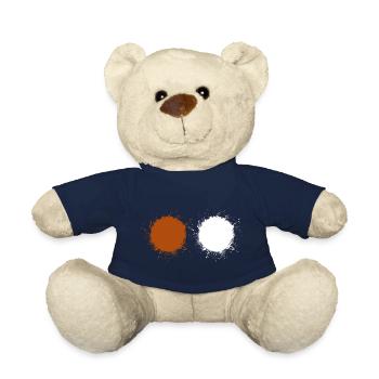 Braun Weiß - Teddy - French Navy - Vorne