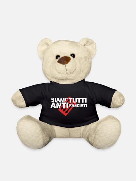 Siamo Tutti Antifascisti | Politisches Statement - Teddy - Schwarz
