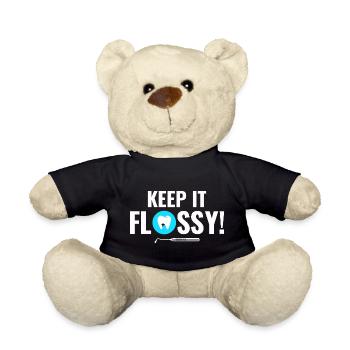 Mouth Engine Care Dentist Team  - Teddy Bear - black - Front