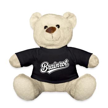Brainrot – Lustige Gen-Alpha-Memes - Teddy - Schwarz - Vorne