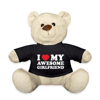 Ich liebe meine großartige Freundin - Teddy - Schwarz - Vorne