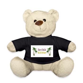 Karibik Hütte Palmen Inselidylle - Teddy - Schwarz - Vorne