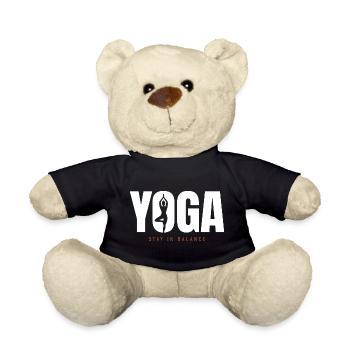 Yoga Balance – Stay in Balance Motivation - Teddy - Schwarz - Vorne