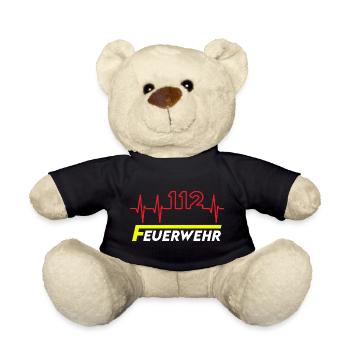 Feuewehr 112 - Teddy - Schwarz - Vorne