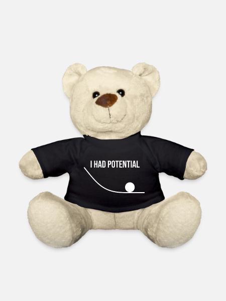 J’avais un jeu de mots potentiel sur la science et la physique - Nounours - noir