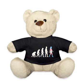 LGBTQ-Pride-Monat – Trans-Evolution - Teddy - Schwarz - Vorne