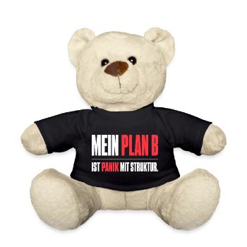 Mein Plan B - Teddy - Schwarz - Vorne