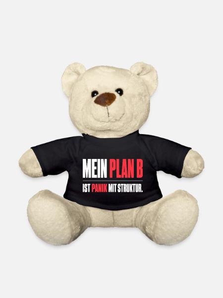 Mein Plan B - Teddy - Schwarz