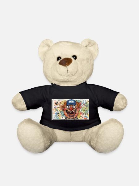 Argentine fan clown with football chaos - Teddy Bear - black