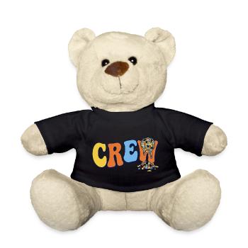 Retro Crew Disco Ball Party Team Cohesion - Teddy Bear - black - Front