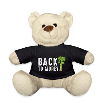 Retour à plus de céleri - Nounours - noir - Devant