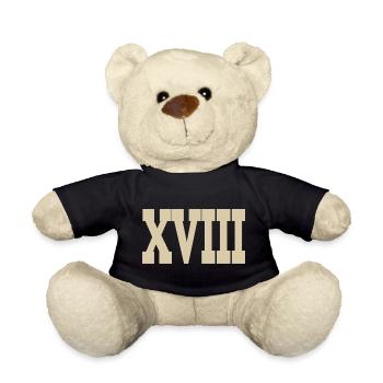 Römische Zahlen - Teddy - Schwarz - Vorne