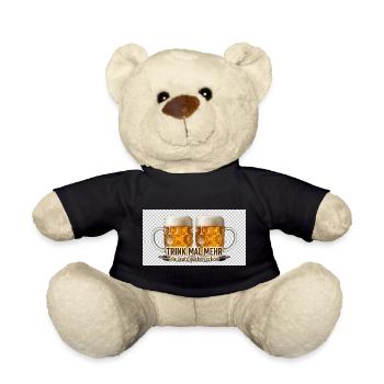 Trink Mal Mehr Bierduo - Teddy - Schwarz - Vorne